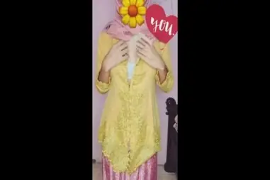 Live Ukhti Kebaya Hijab Pink Menggoda Viral HD Lumer
